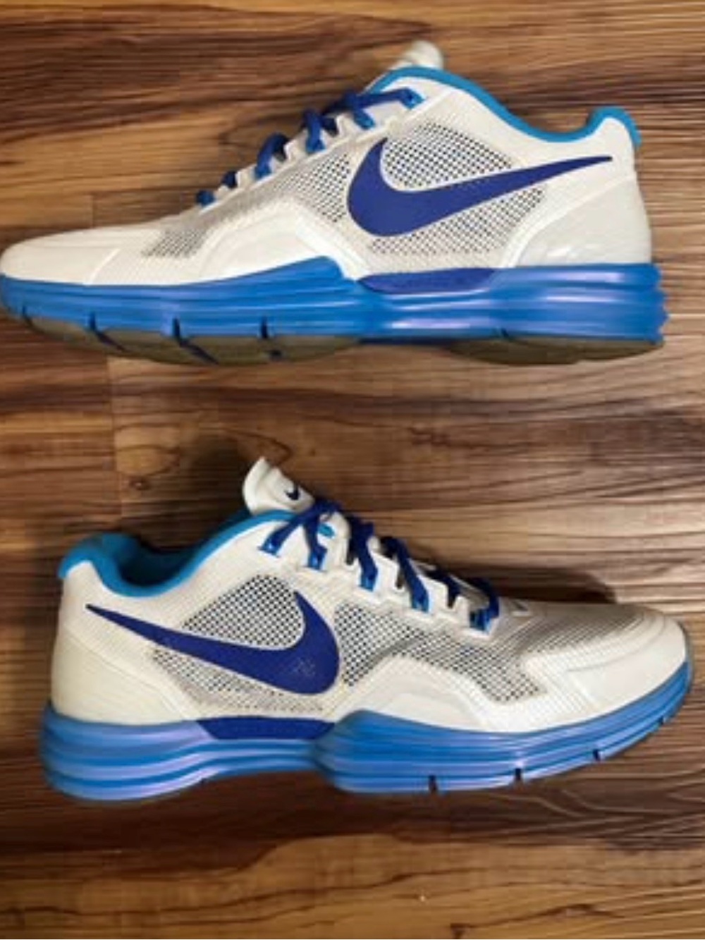 Nike Lunar TR1+ Training Shoes White/Blue